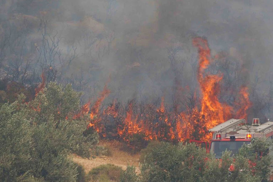 Νεκρός 55χρονος από τη φωτιά στην Ηλεία