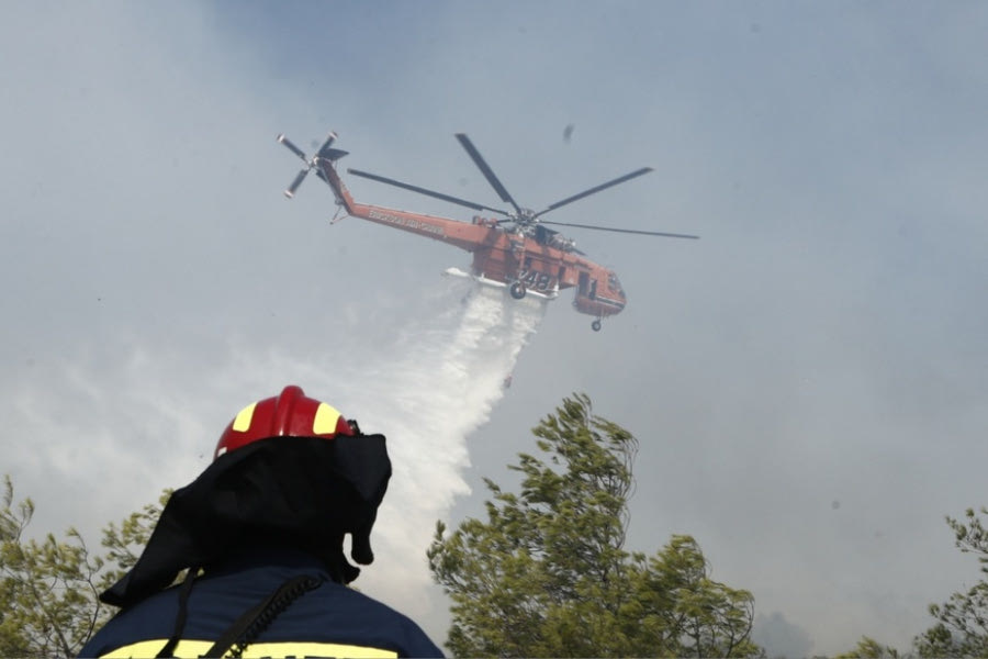 Πυρκαγιές: Πολύ υψηλός την Τετάρτη ο κίνδυνος για 7 περιοχές