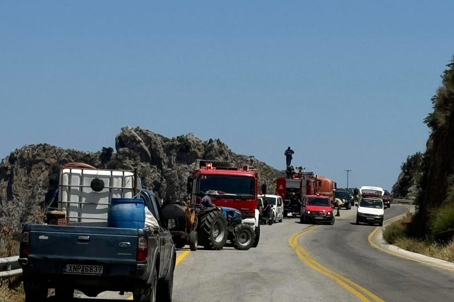 Υπό πλήρη έλεγχο η φωτιά στον Πλατανιά