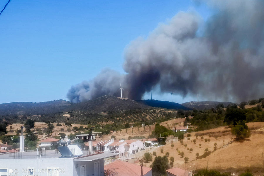 Φωτιά στην Εύβοια: Οι καπνοί έχουν σκεπάσει το λιμάνι της Ραφήνας – Δείτε φωτογραφία