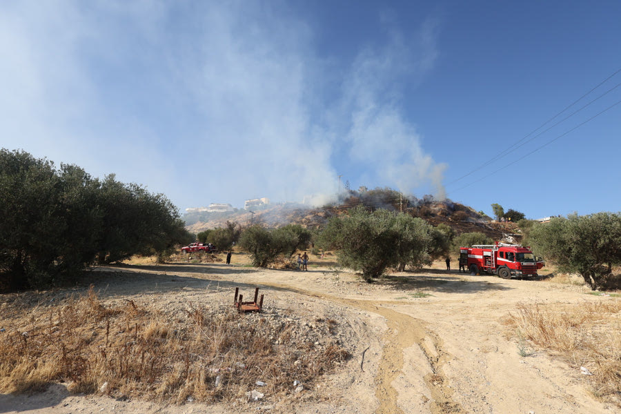 Κίνδυνος πυρκαγιάς: Παραμένει στο “κόκκινο” η Ανατολική Κρήτη