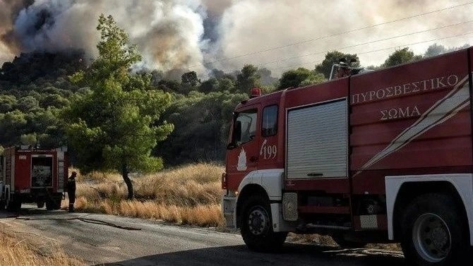 Φωτιά στο Λιτόχωρο Πιερίας: Ευχαριστίες στον Βασίλη Κικίλια για την άμεση επέμβαση