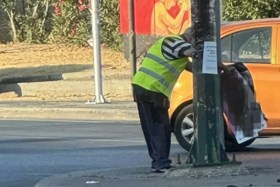 Επιχείρηση κατά της αφισορύπανσης από τον Δήμο Ηρακλείου