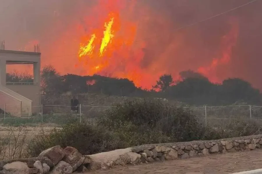 Απανθρακωμένη σορός βρέθηκε μέσα σε αυτοκίνητο στη Λέσβο – Φωτιά σε αγροτοδασική έκταση