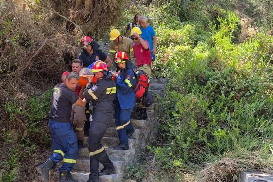 Συναγερμός στην ΕΜΑΚ για 57χρονη που έπεσε από το κάστρο της Παλαιόχωρας