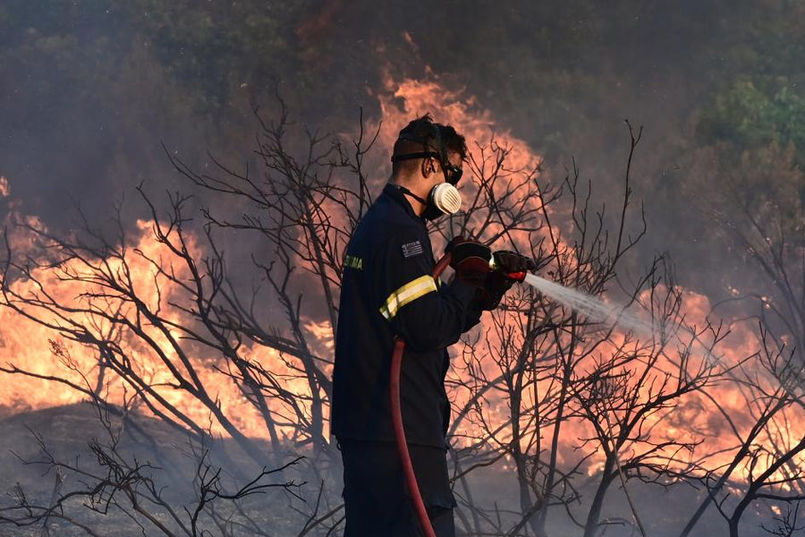 Τα πύρινα μέτωπα μέσα από τα δορυφορικά «μάτια» του Copernicus