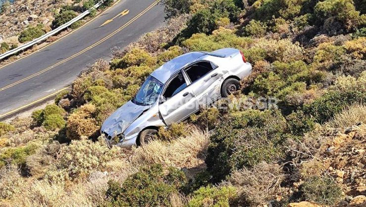 Χανιά: Τροχαίο με αυτοκίνητο που εξετράπη της πορείας του στα Κεραμειά