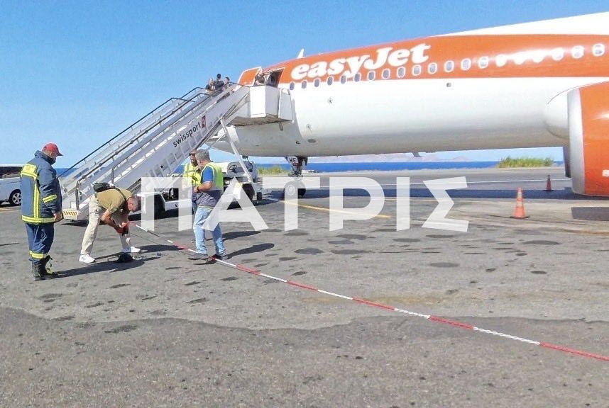 Μεγάλη κινητοποίηση στο αεροδρόμιο Ηρακλείου μετά από έκρηξη σε αεροσκάφος