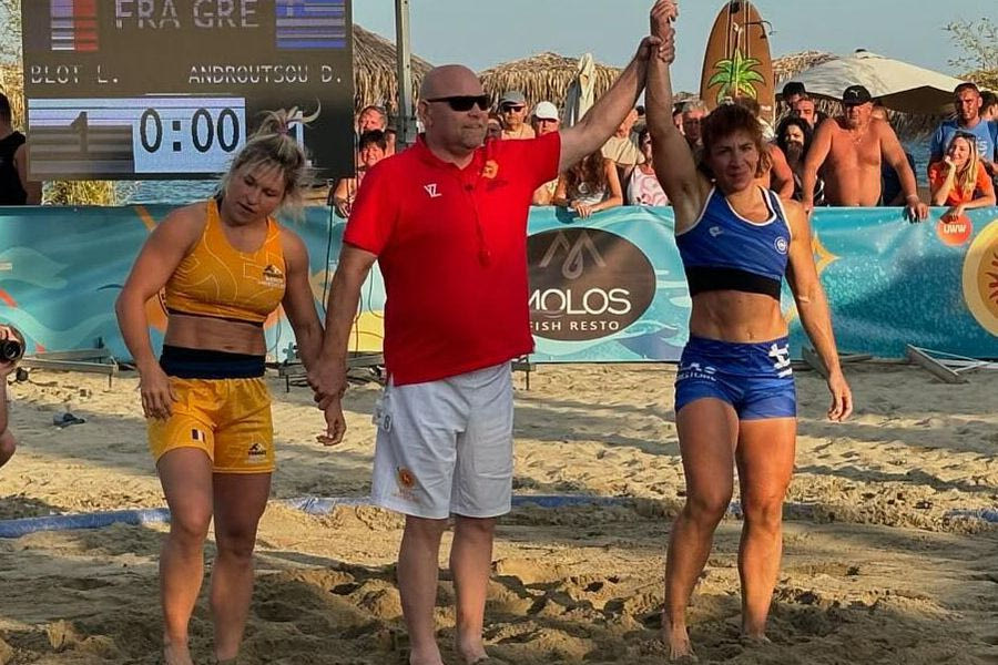 Χάλκινη στο World Series Beach Wrestling η Ανδρούτσου του Μίνωα