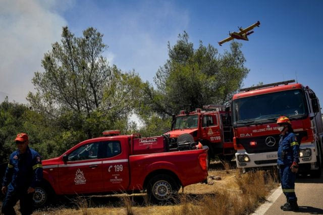 Φωτιά στην Γκραίκα Αχαΐας – Άμεση κινητοποίηση της Πυροσβεστικής