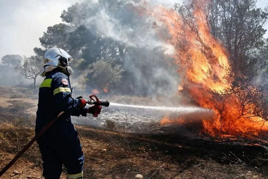 Υπό πλήρη έλεγχο η φωτιά στον Μυλοπόταμο