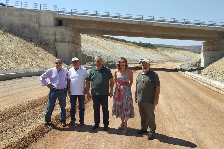 Προχωράει με ταχείς ρυθμούς η κατασκευή του κόμβου και της παράκαμψης Αρκαλοχωρίου