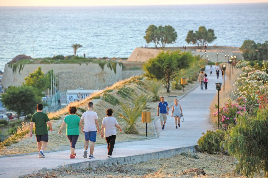 Αθληση στα Ενετικά Τείχη Ηρακλείου