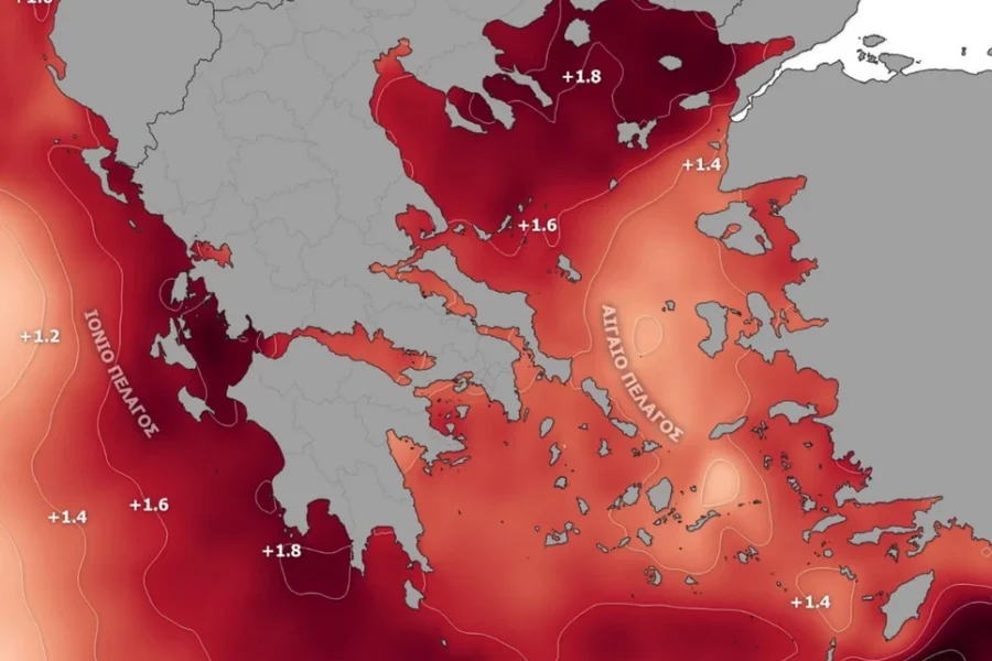 «Βράζουν» οι ελληνικές θάλασσες – Πάνω από 1,5 βαθμό η αύξηση της θερμοκρασίας τα τελευταία 30 χρόνια