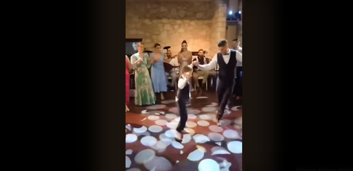 The 9-year-old Cretan who stole the show at a wedding with his grace and spirit