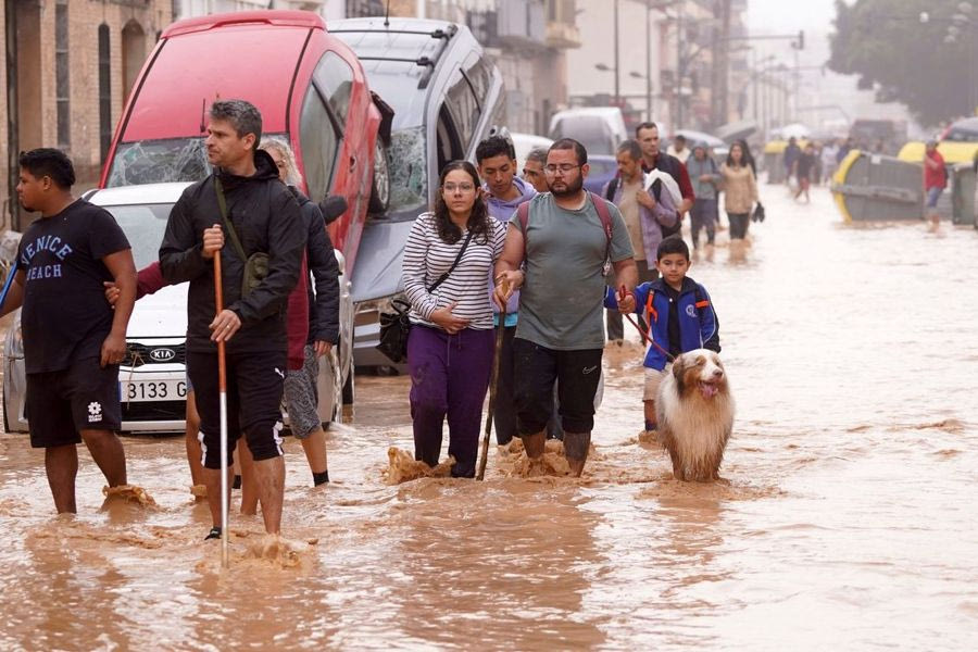 Πλημμύρες στην Ισπανία: Πόλη δέχθηκε 491 λίτρα μέσα σε οκτώ ώρες