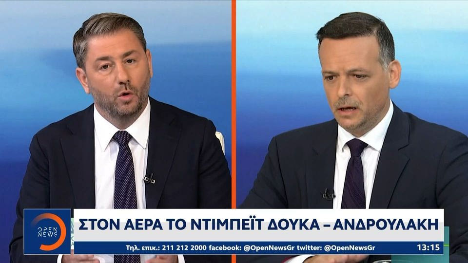 Στον “αέρα” το debate Ανδρουλάκη – Δούκα