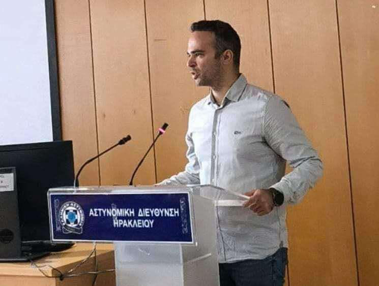 Ο Γιώργος Πικράκης εξελέγη πρόεδρος της Ένωσης Αστυνομικών Υπαλλήλων Ν. Ηρακλείου