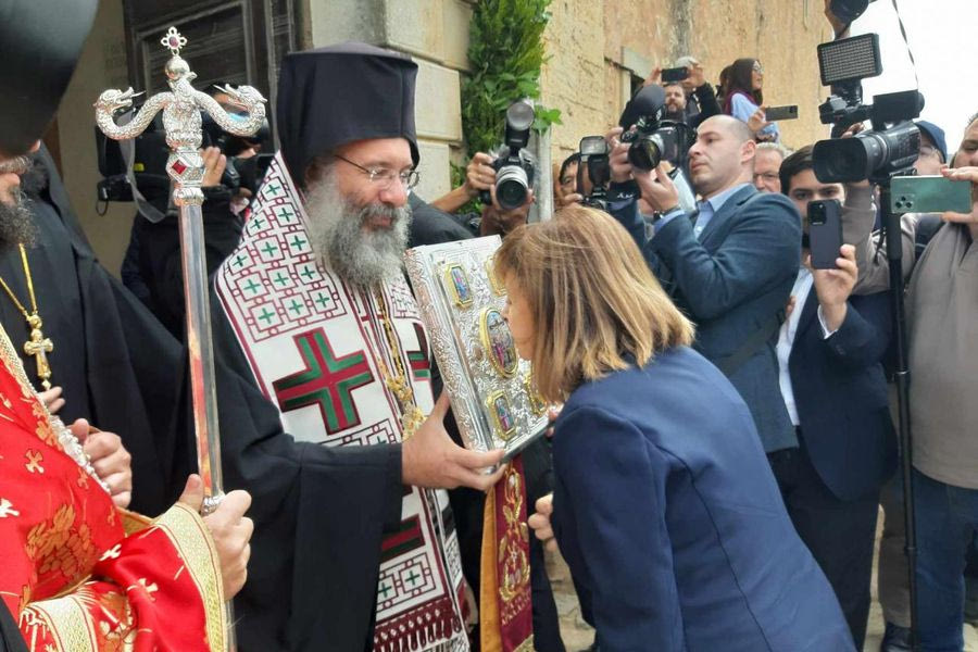 Στην Ιερά Μονή Αρκαδίου η πρόεδρος της Δημοκρατίας – Κορυφώθηκαν οι εκδηλώσεις εορτασμού