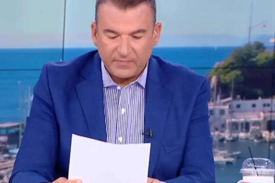 Ο Γιώργος Λιάγκας έλαβε εξώδικο on air από τον Κυριάκο Βελόπουλο