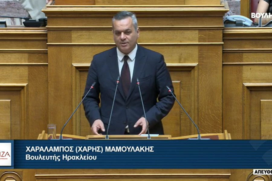 Χ. Μαμουλάκης: Άμεση η ανάγκη χρηματοδότησης αντιπλημμυρικών έργων στην Π.Ε. Ηρακλείου