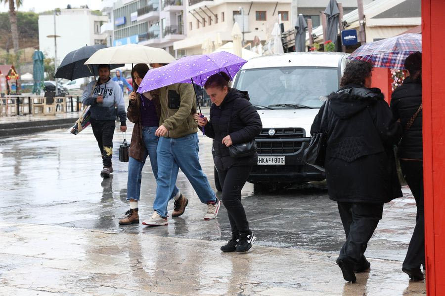 Διήμερο με βροχές και καταιγίδες στην Κρήτη