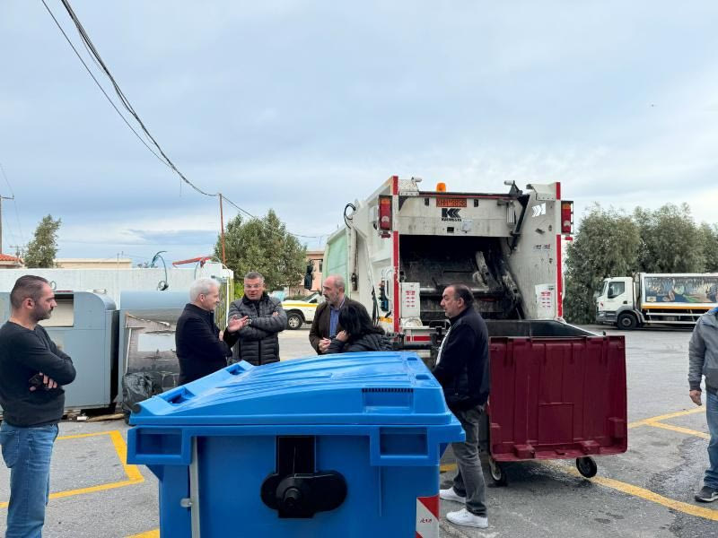 Εκσυγχρονίζονται οι υπηρεσίες αποκομιδής απορριμμάτων του Δήμου Ηρακλείου