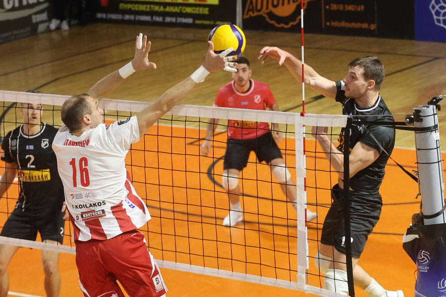 Volley League: Ζόρισε τον Ολυμπιακό ο ΟΦΗ αλλά ηττήθηκε με 3-1 σετ στο ΒΑΚ