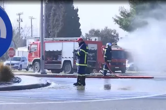 Θεσσαλονίκη: Διαρροή φυσικού αερίου στη Θέρμη