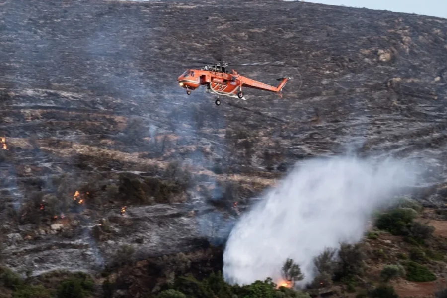 Υπό πλήρη έλεγχο η φωτιά στο Ρέθυμνο – Χωρίς ενεργό μέτωπο η Ιεράπετρα