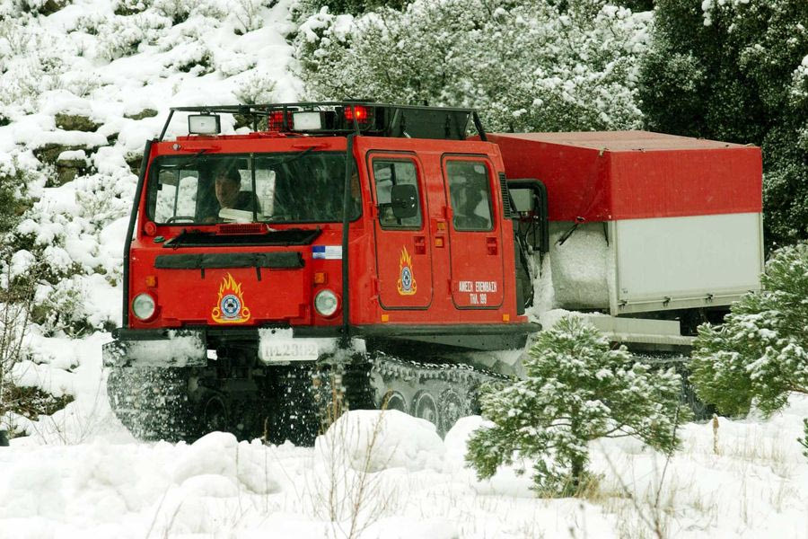 Νάουσα: Επιχείρηση απεγκλωβισμού εκδρομέων από χιονοδρομικό κέντρο