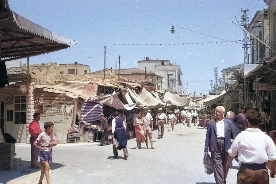 H αγορά του Ηρακλείου το 1960