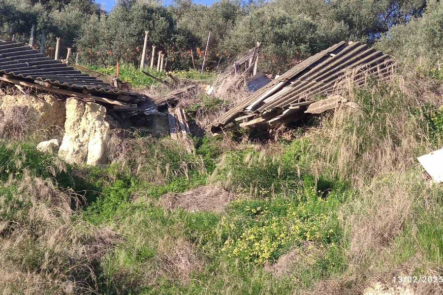 «Παγίδα θανάτου» σε επαρχιακή οδό του Ηρακλείου