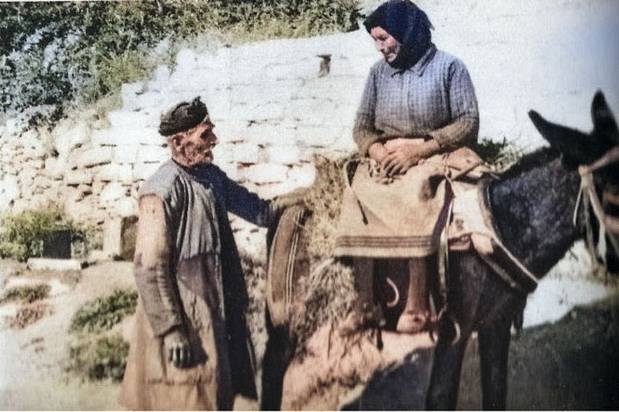 Ζευγάρι στην Κρήτη το 1950