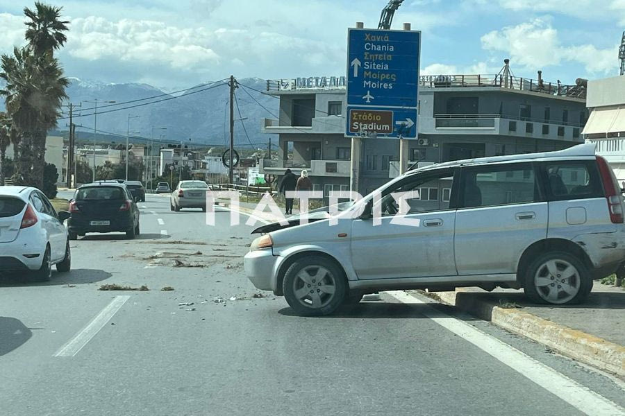 Τροχαίο στην παραλιακή λεωφόρο του Ηρακλείου