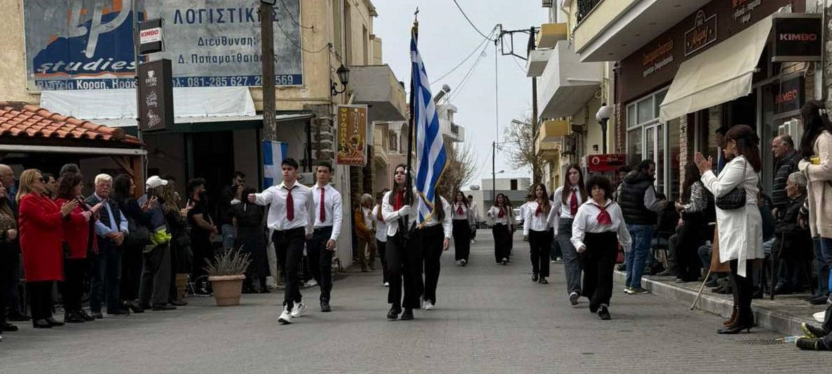 Με λαμπρότητα οι επετειακές εκδηλώσεις για την 25η Μαρτίου στον Δήμο Βιάννου