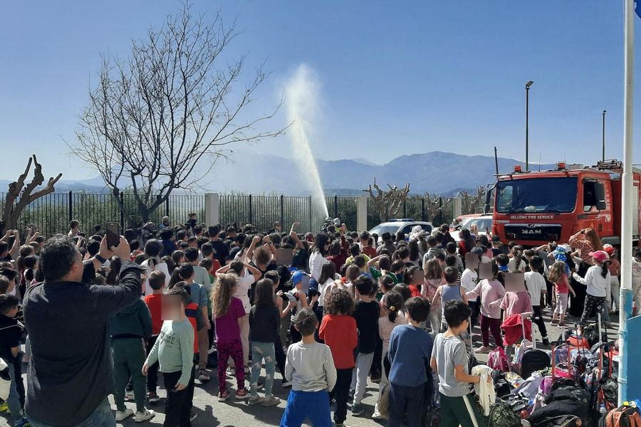 Άσκηση φυσικών καταστροφών με 3 σενάρια στο 2ο Δημοτικό Σχολείο Βουτών